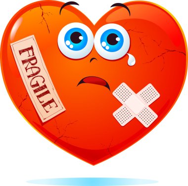 Fragile heart clipart