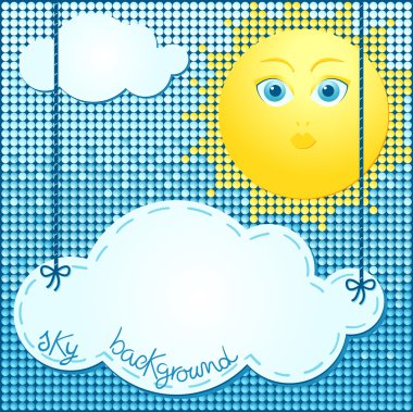 Sky background clipart