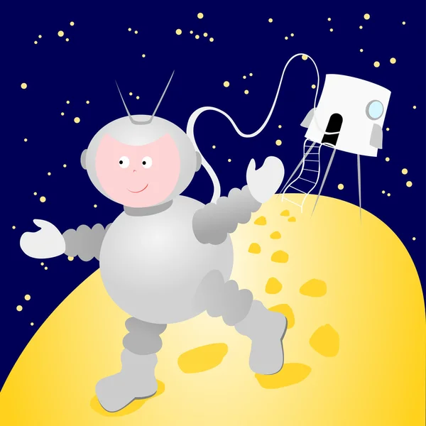 Astronot — Stok Vektör