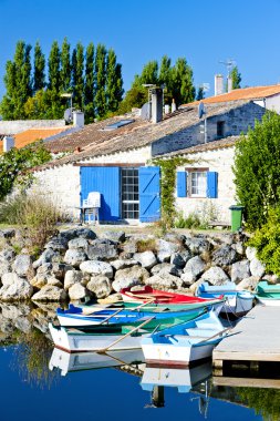 Port des Salines, Oleron Island, Poitou-Charentes, France clipart