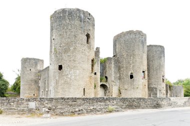 Villandraut Kalesi, aquitaine, Fransa