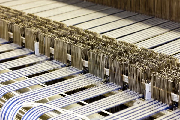 Primer plano de la máquina textil — Foto de Stock