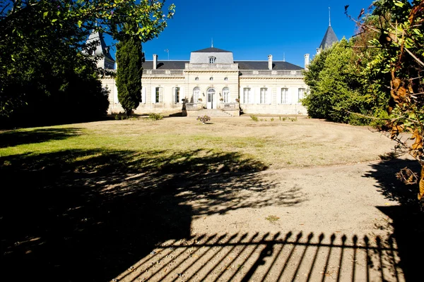 Chateau Tronquoy Lalande, Saint-Estephe, Regione di Bordeaux, Francia — Foto Stock