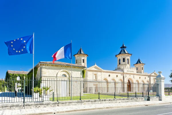 Chateau cos d'estournel, bordeaux regionen, Frankrike — Stockfoto