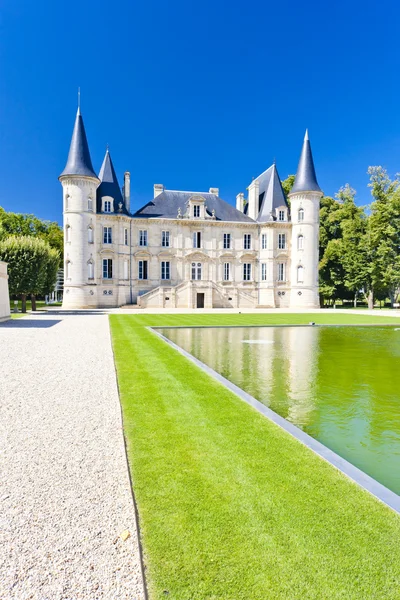 Chateau pichon longueville, bordeaux régió Franciaországban — Stock Fotó
