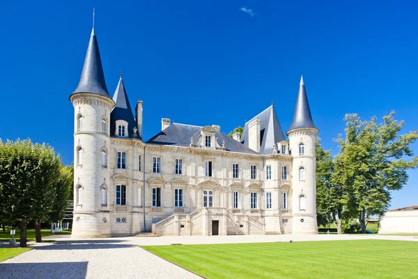 Chateau Pichon Longueville, Região de Bordéus, França — Fotografia de Stock