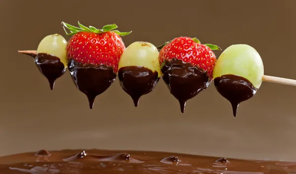 Fonduta di cioccolato — Foto Stock