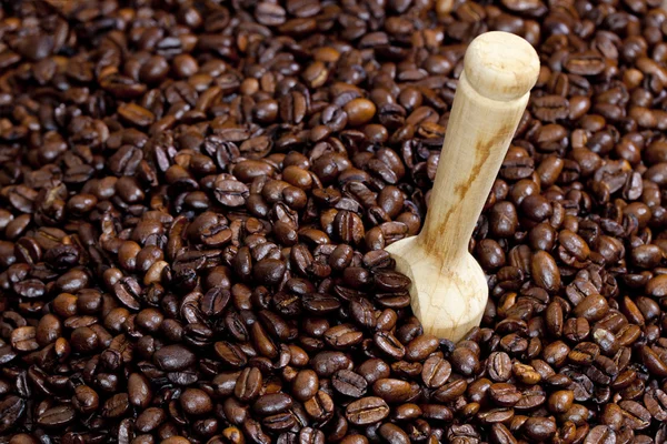 Zátiší kávových zrn — Stock fotografie