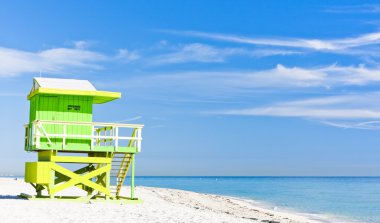 beach, miami beach, florida, ABD kabin