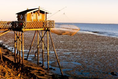 olta ile Balık tutma net, gironde departmanı, aquitaine, f ev