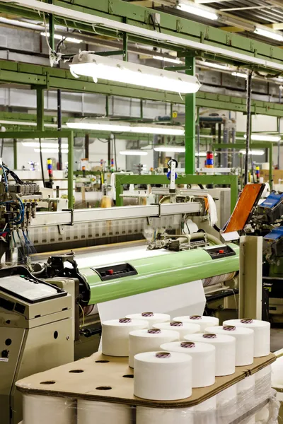 Bild med textilmaskiner — Stockfoto