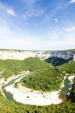 Ardeche Boğazı, Rhone-Alpes, Fransa