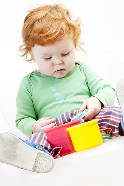 Playing little boy — Stock Photo, Image
