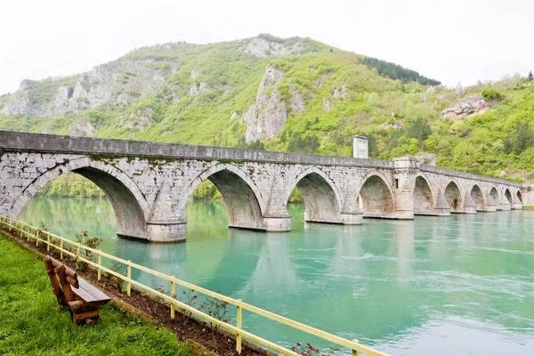 Drina nehir, visegrad, Bosna ve Hersek üzerinde köprü