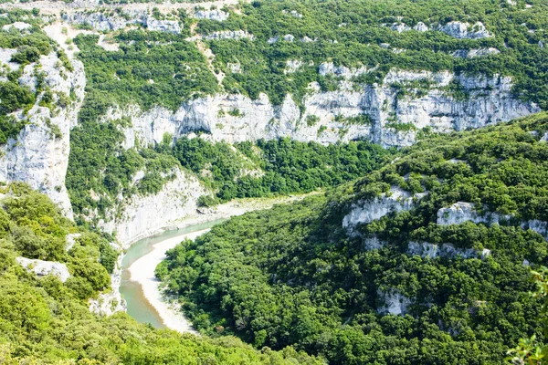 Ущелье Ардеш, Рон-Фалес, Франция — стоковое фото