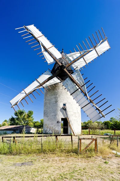 Moulin à vent, Vensac, Aquitaine, France — Photo