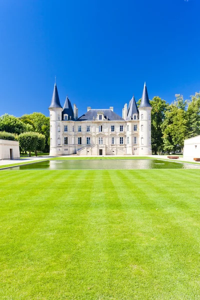 Chateau Pichon Longueville, Regione di Bordeaux, Francia — Foto Stock