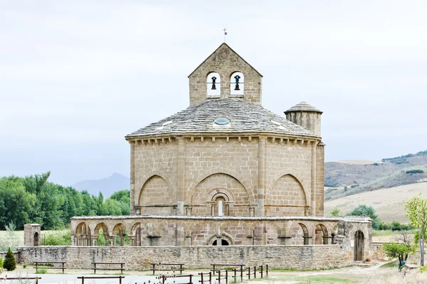 Eunate, santiago de compostela yolu saint mary Kilisesi, — Stok fotoğraf