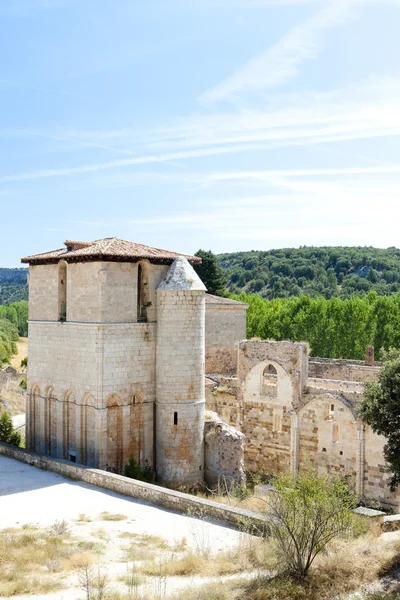 San pedro de arlanza klášter, Kastilie a León, Španělsko — Stock fotografie