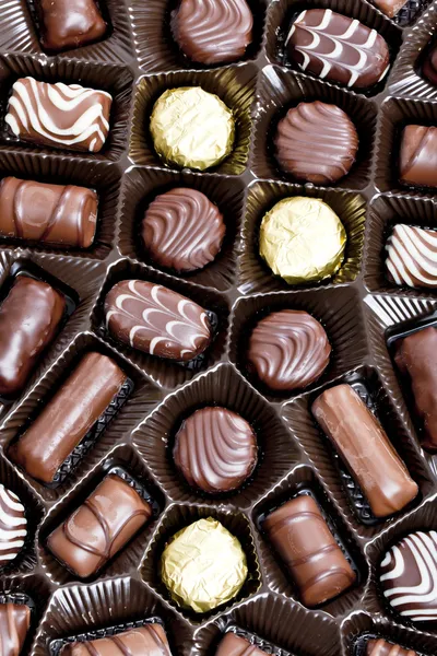 Caixa de chocolate — Fotografia de Stock