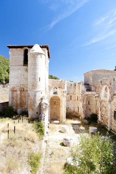 圣佩德罗 de arlanza 修道院、 卡斯提尔和莱昂、 西班牙 — 图库照片