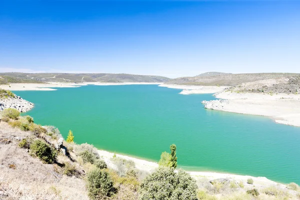 stock image Villalcampo dam, Castile and Leon, Spain