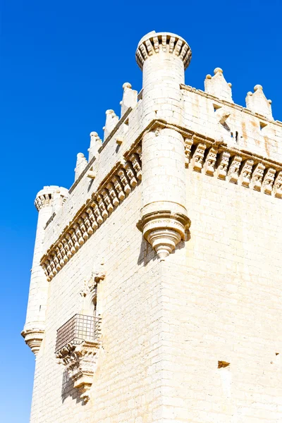 Slottet belmonte de campos, Kastilien och leon, Spanien — Stockfoto