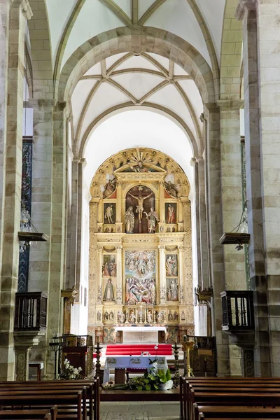 Interiér katedrály, miranda douro, Portugalsko — Stock fotografie