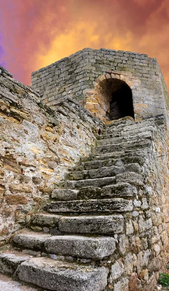 Escadas de torre velha — Fotografia de Stock