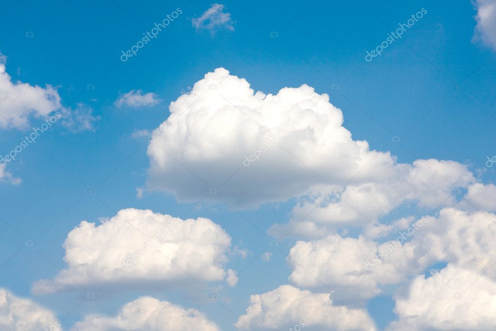 Nice White Clouds In Sky Stock Photo C Pklimenko