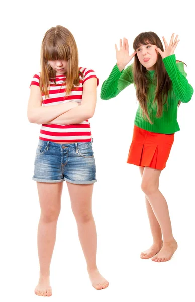 Girl conflict — Stock Photo, Image