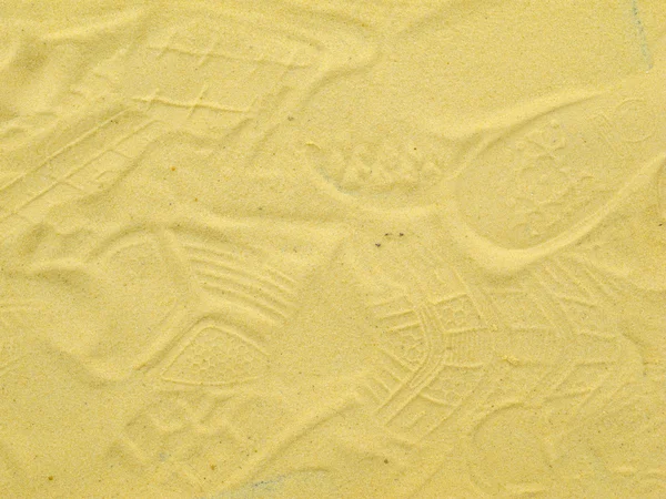 Real yellow sand texture — Stock Photo, Image