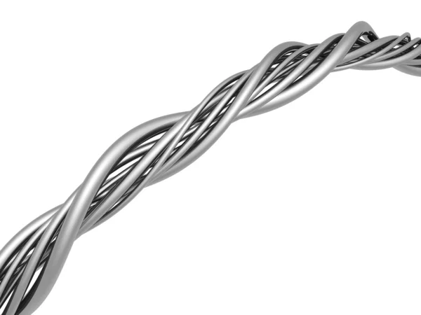 Aluminium streszczenie sznur tło — Zdjęcie stockowe