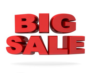 Big sale promotion concept isolated clipart