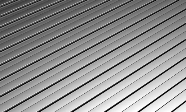Fondo de patrón de tira larga de aluminio plata — Foto de Stock
