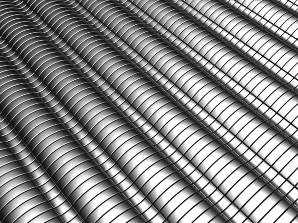 Aluminium abstrakt silver rand mönster bakgrund — Stockfoto