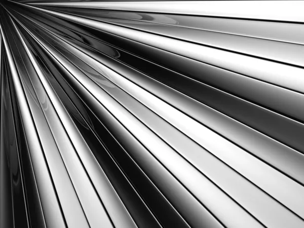 抽象的银色铝制条纹背景 — 图库照片