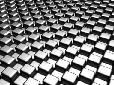 Aluminum silver square pattern background clipart
