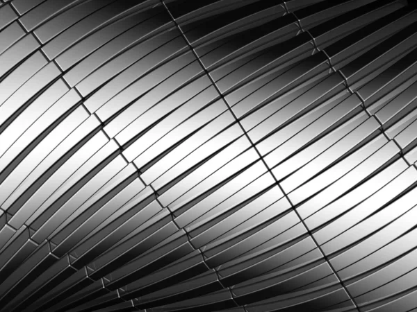 Hliníkový abstraktní stříbrný pruh vzor pozadí — Stock fotografie