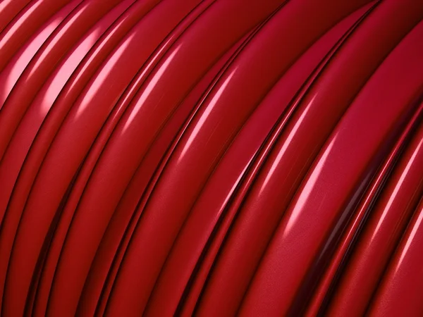 Abstracte rood metalen achtergrond 3d illustratie — Stockfoto