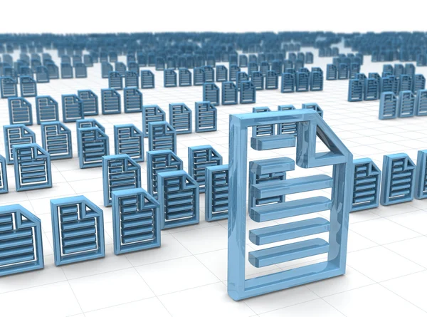 Przechowywania danych elektronicznych i hosting koncepcja — Zdjęcie stockowe