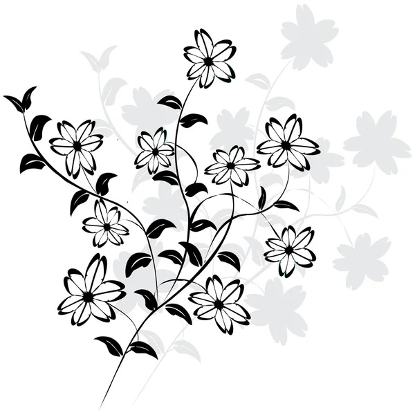 Flores vectoriales — Vector de stock