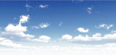 Sky and clouds clipart