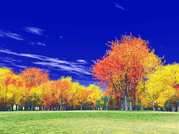Podzimní krajina — Stock fotografie