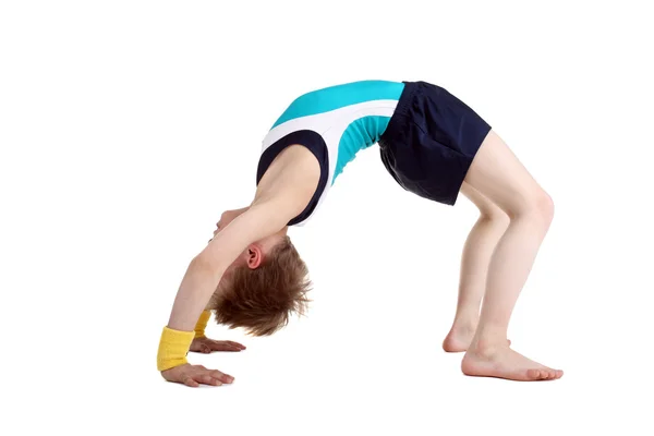 Молодая гимнастка — стоковое фото