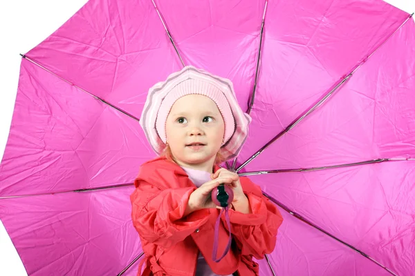 Bambino con ombrello — Foto Stock