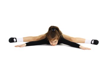 Young gymnast clipart