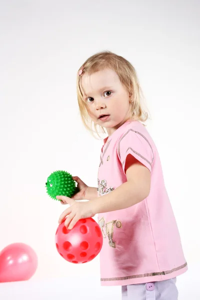 Playing with balls — Stock Photo, Image