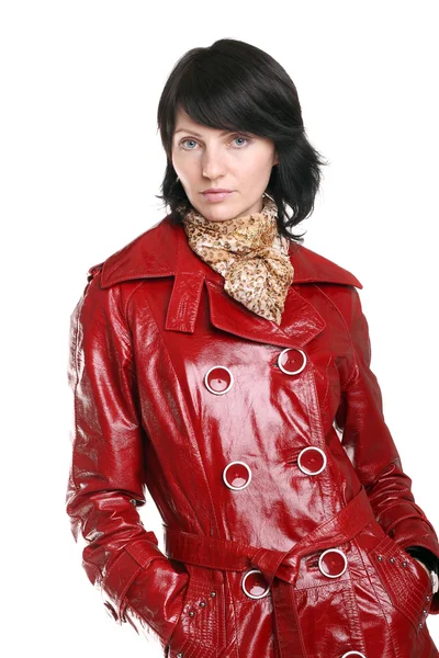Mulher em vermelho — Fotografia de Stock
