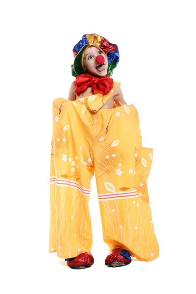 Söta lilla clown — Stockfoto
